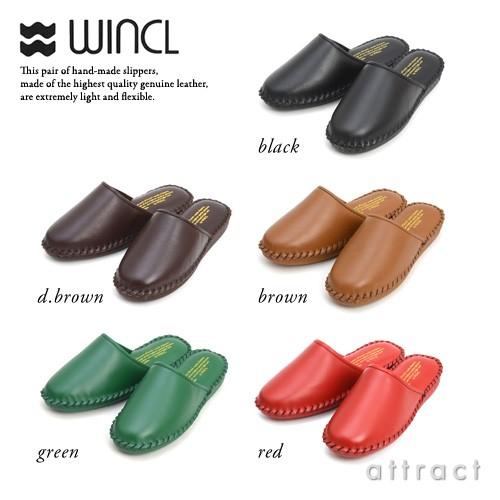 WINCL ウィンクル Leather Slippers レザースリッパ（ステア革） 本革
