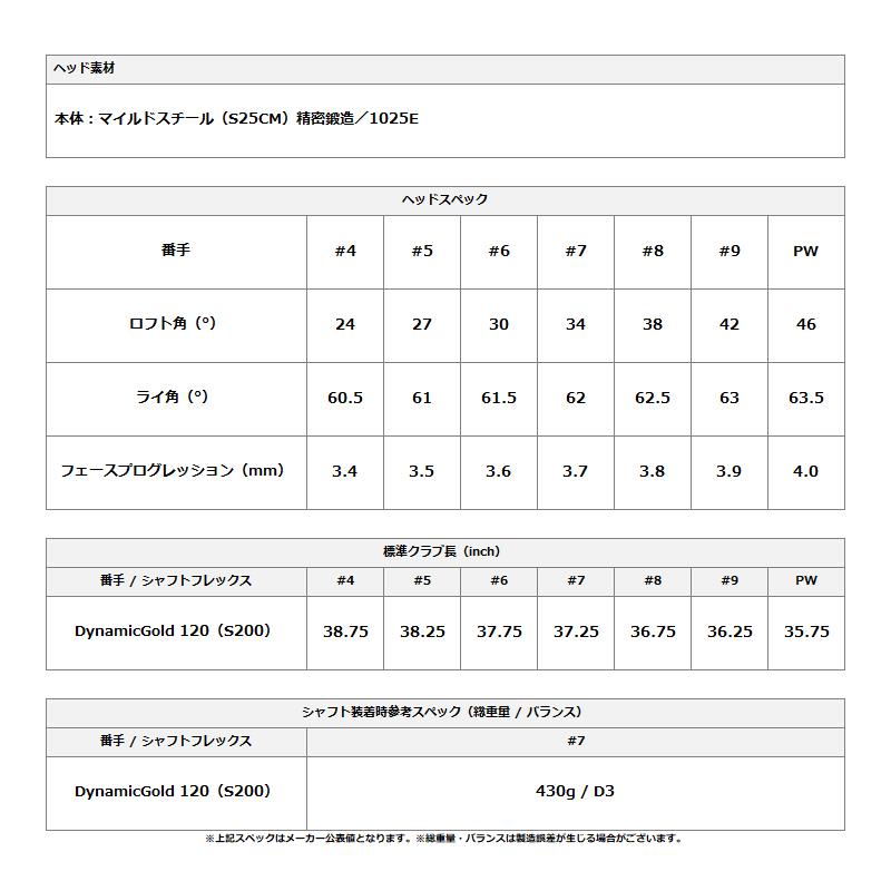 Mizuno Pro 【即納】 ミズノプロ S-3 アイアンセット 6本組 2025 