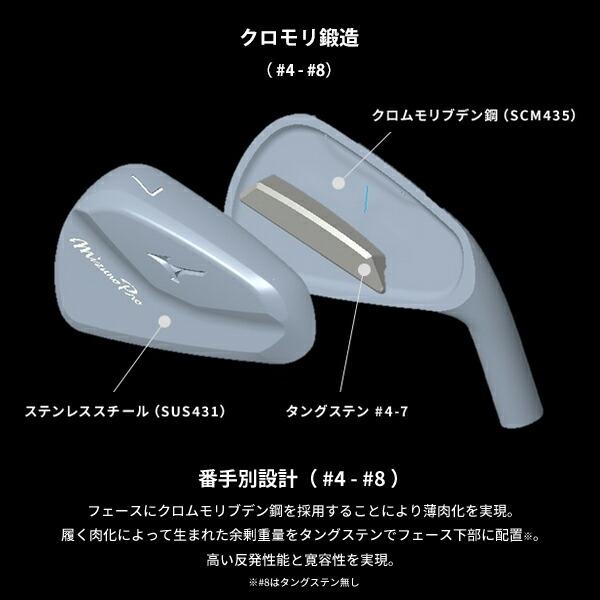 Mizuno Pro 【即納】 左用 ミズノプロ 245 アイアン単品販売 #4,GW