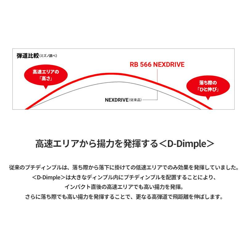 MIZUNO（ミズノ） 【即納】 2ダース RB 566 ネクスドライブ ボール