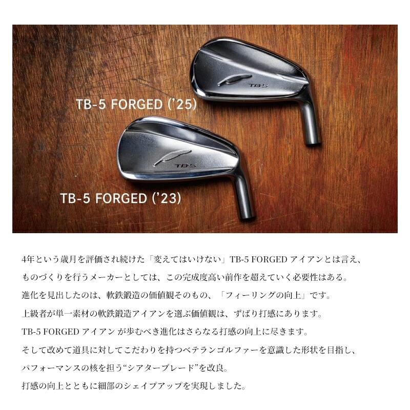 カスタム フォーティーン TB-5 フォージド アイアン 2024 5本セット NS