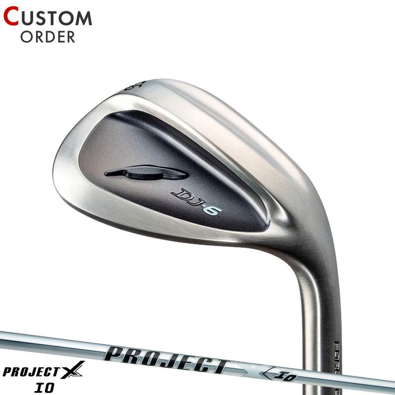 特注カスタムクラブ フォーティーン DJ-6 ウエッジ ライフル PROJECT X IO シャフト DJ カスタム フォーティーン DJ6 ウェッジ ライトブラックメッキ 2023