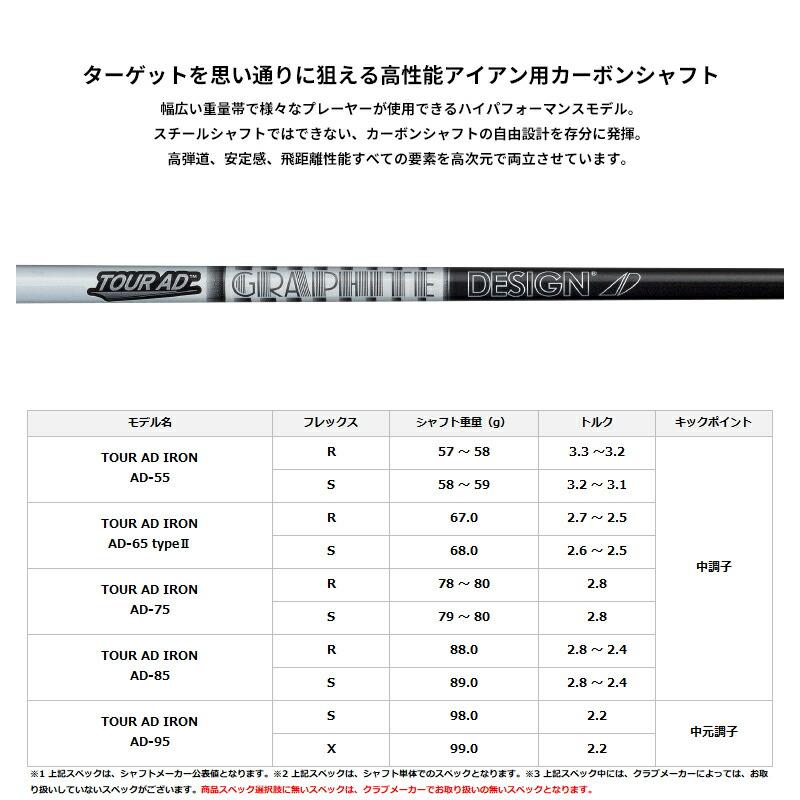 カスタム プロギア 0 ウェッジ 2024 TOUR AD AD-IRON シャフト PRGR ゼロ ツアーADの画像