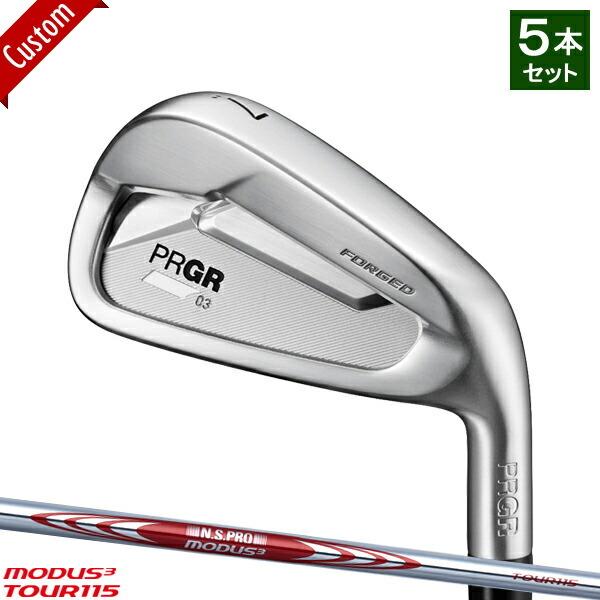 プロギア 03 アイアン 5本セット (#7-#9,PW,AW) N.S.PRO MODUS3 TOUR115