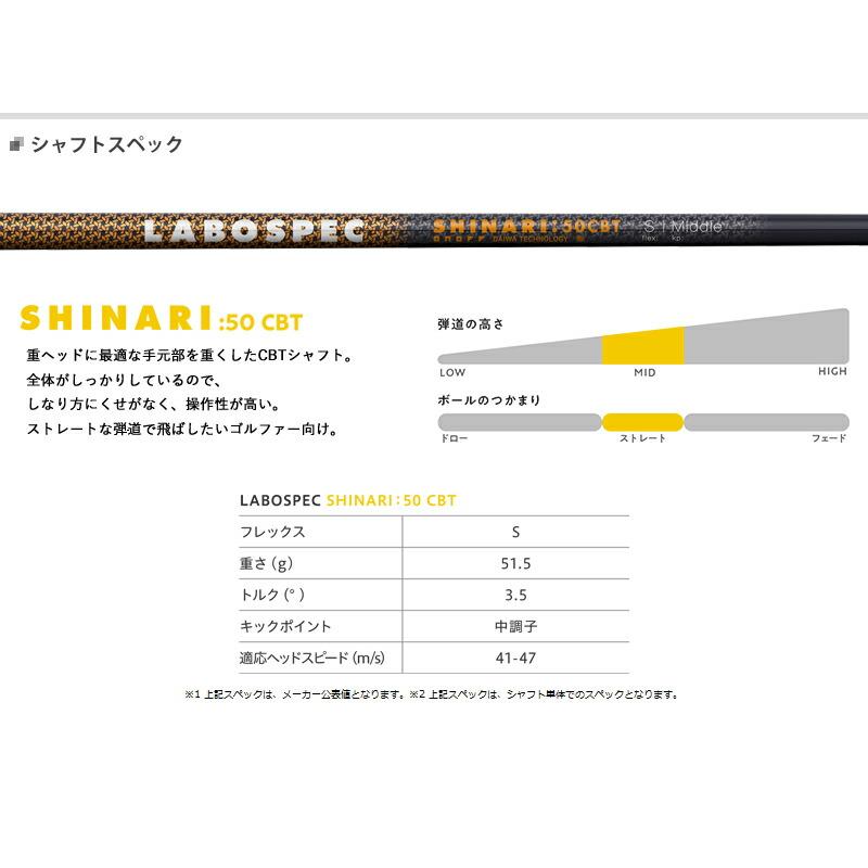 黒オノフ ドライバー 2024年モデル ラボ スペック シナリ CBT シャフト装着仕様  (ONOFF/KURO/DR/LABOSPEC SHINARI CBT)｜attractgolf｜03