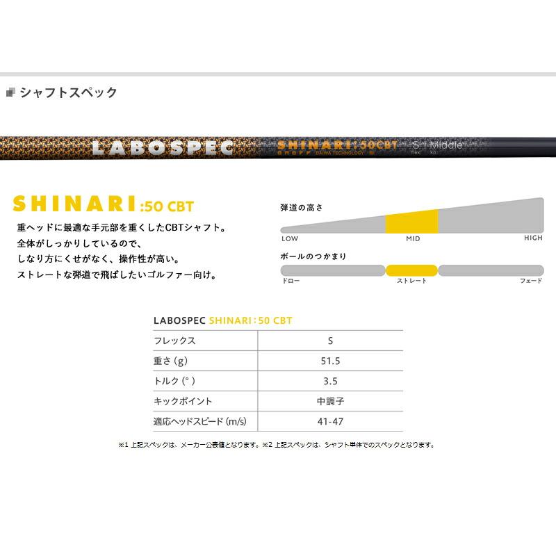 LABOSPEC SHINARI50CBT オノフONOFFラボスペックシャフト（楽天市場 