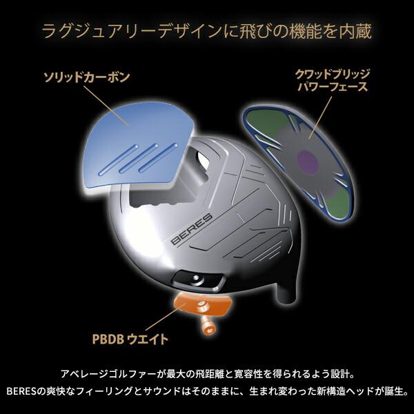 BERES 受注生産ホンマゴルフ ベレス S-09 ドライバー 3スター 2024 