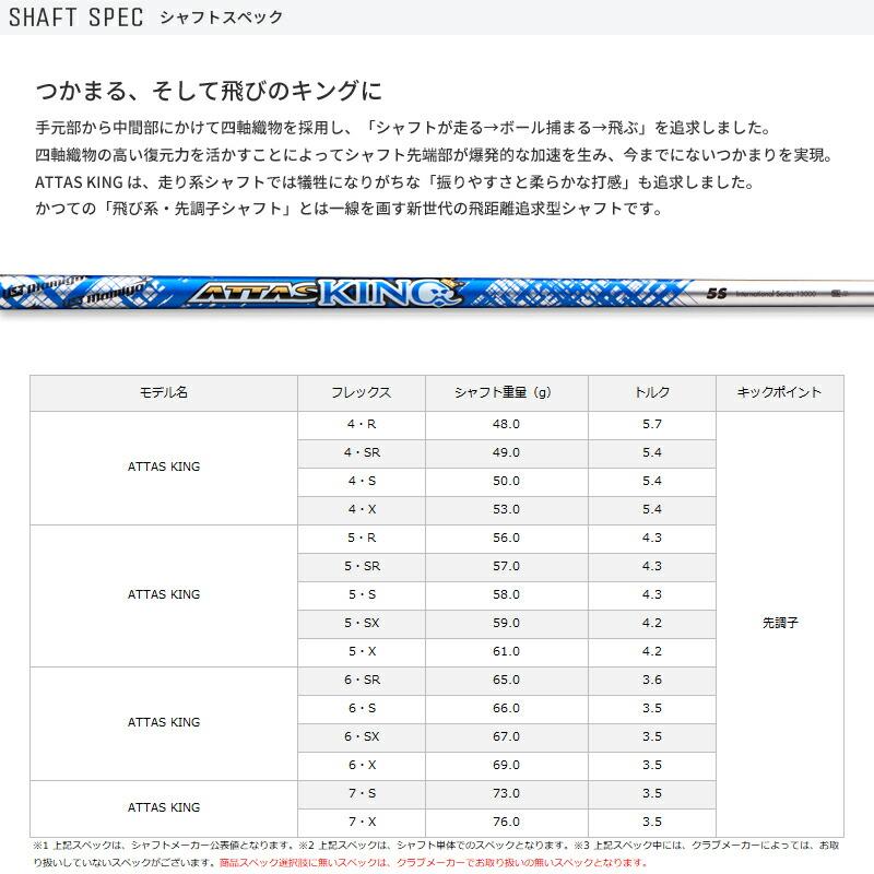 【カスタム】キャロウェイ パラダイム Ai スモーク マックス ファスト フェアウェイウッド 2024年モデル ATTAS KING (アッタス キング) シャフト装着仕様｜attractgolf｜03