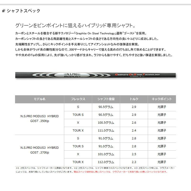 【カスタム】キャロウェイ パラダイム Ai スモーク マックス ファスト ユーティリティ 2024年モデル モーダス3 ハイブリッド ゴースト シャフト装着仕様｜attractgolf｜03