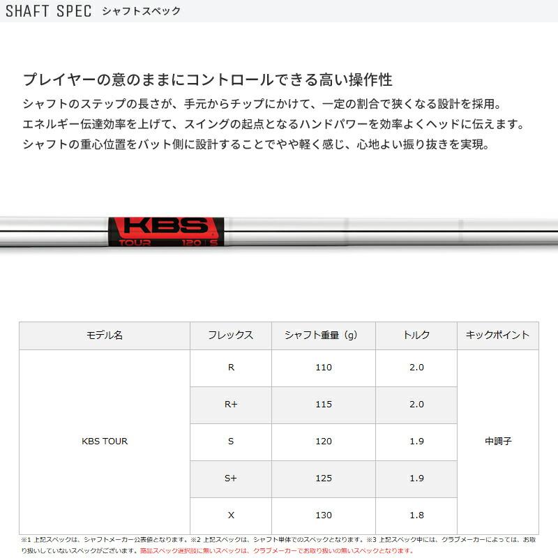 【カスタム】キャロウェイ X フォージド アイアン 2024年モデル 6本セット (#5-#9,PW) × KBS ツアー シャフト (X FORGED)｜attractgolf｜03