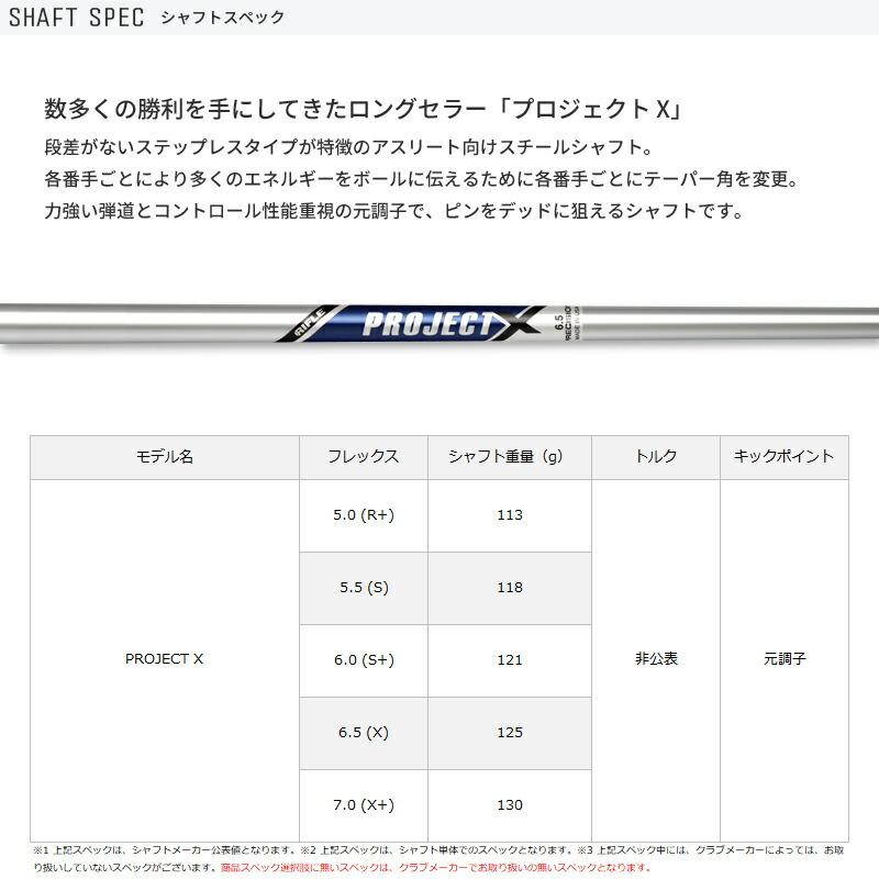 テーラーメイド P7CB アイアン 4本セットプロジェクトx5.5