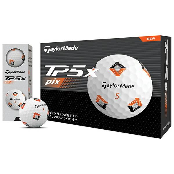 新品　テーラーメイド TP5x pix ホワイト 2024年モデル 3ダース TP5 【即納】 3ダース テーラーメイド TP5x 2024 PIX ホワイト