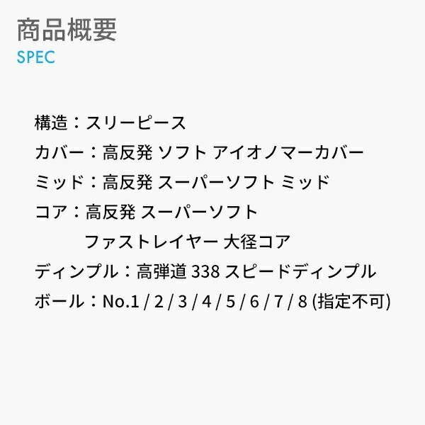 【3ダース】 ゼクシオ プレミアムボール ロイヤルゴールド 2024年モデル (ダンロップ/XXIO PREMIUM/高級ボール/ギフト)｜attractgolf｜08