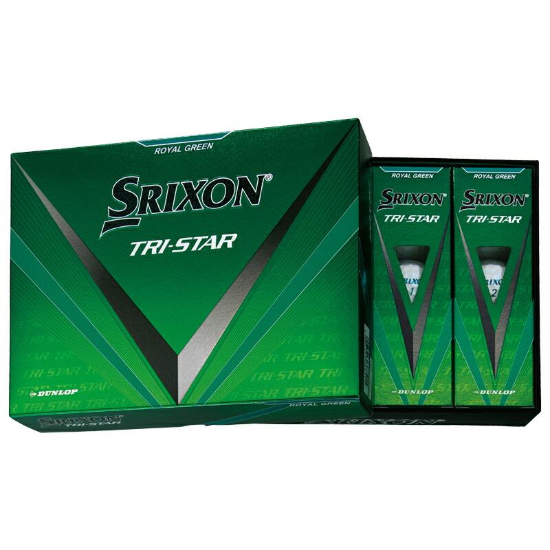 SRIXON 【即納】 1ダース スリクソン トライスター ロイヤルグリーン