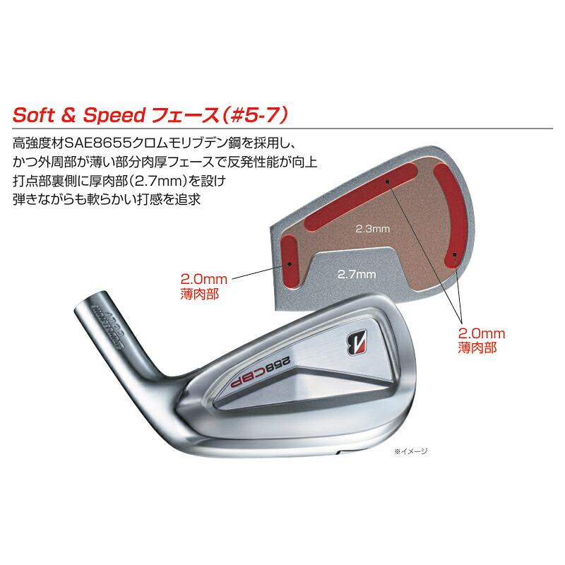 【新品未使用】BS 258CBPアイアンモーダス105 DF S６本 2025年モデル】【B シリーズ】 258CBP IRON [N.S.PRO MODUS3 TOUR105