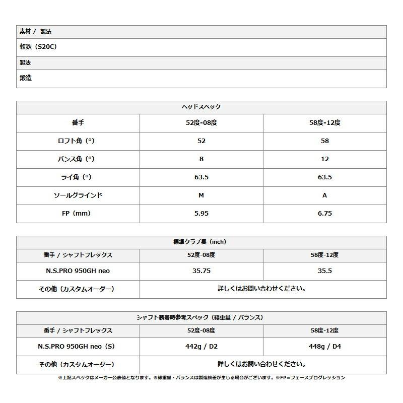 【即納】 左用 ブリヂストンゴルフ バイティングスピン ウェッジ 2024 N.S.PRO950GH neo シャフト BITING SPIN NSプロ950GHネオ_1
