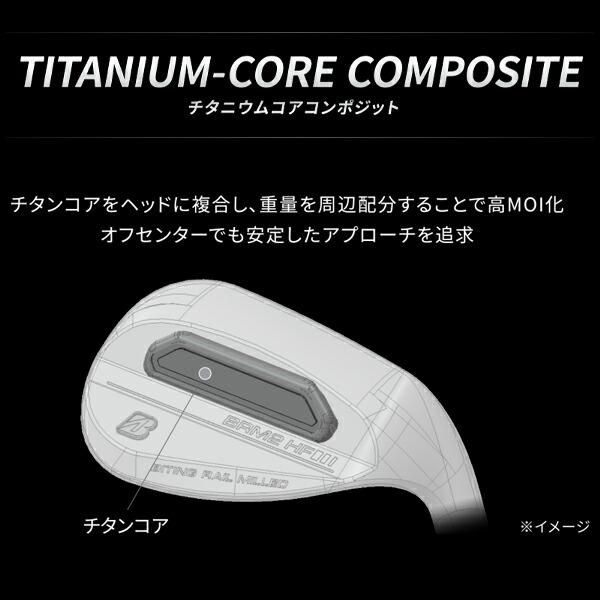 カスタム ブリヂストンゴルフ BRM2 HF ウェッジ ダイナミックゴールド 95 シャフト 2023-2024の画像