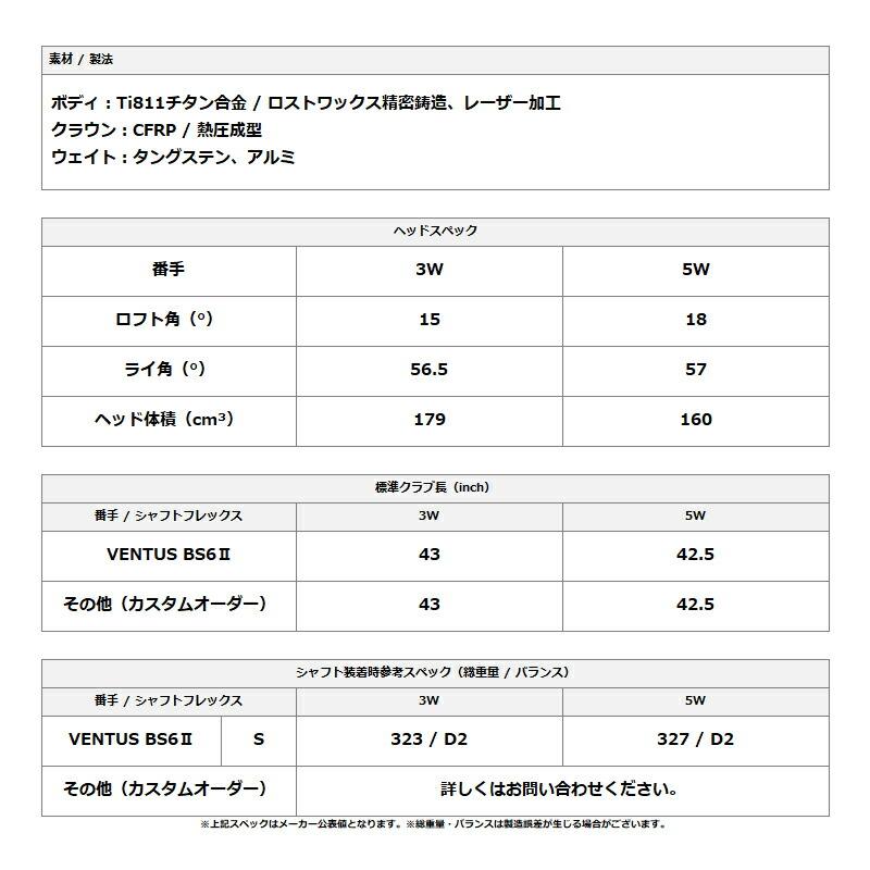 カスタム ブリヂストンゴルフ BX1 ST フェアウェイウッド フジクラ スピーダー NX バイオレット カーボンシャフト BX1STFW SPEEDER NX VIOLET (2025)の画像