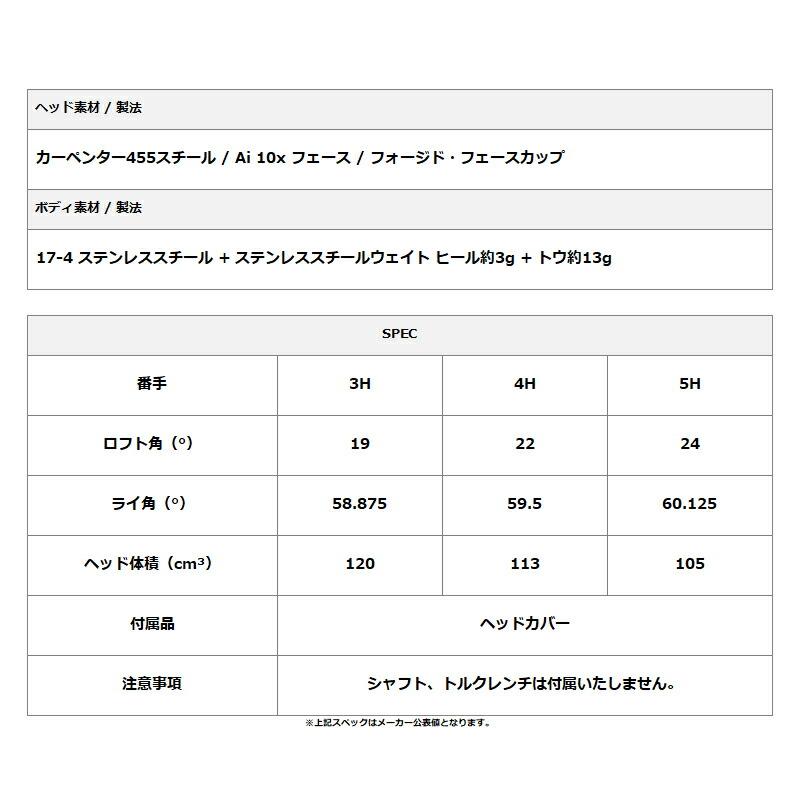 【ヘッド単体】キャロウェイ エリート スタンダード ユーティリティ ヘッド単体 日本正規品 Callaway ELYTE Core UTILITY_9