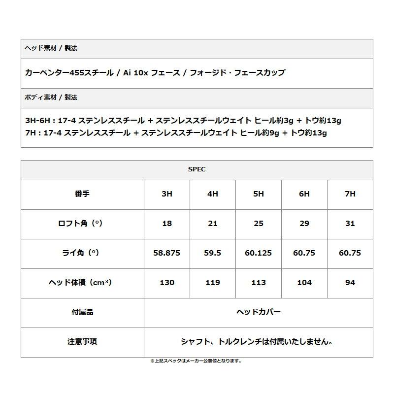 【ヘッド単体】キャロウェイ エリート エックス ユーティリティ ヘッド単体 日本正規品 Callaway ELYTE MAX UTILITY_9