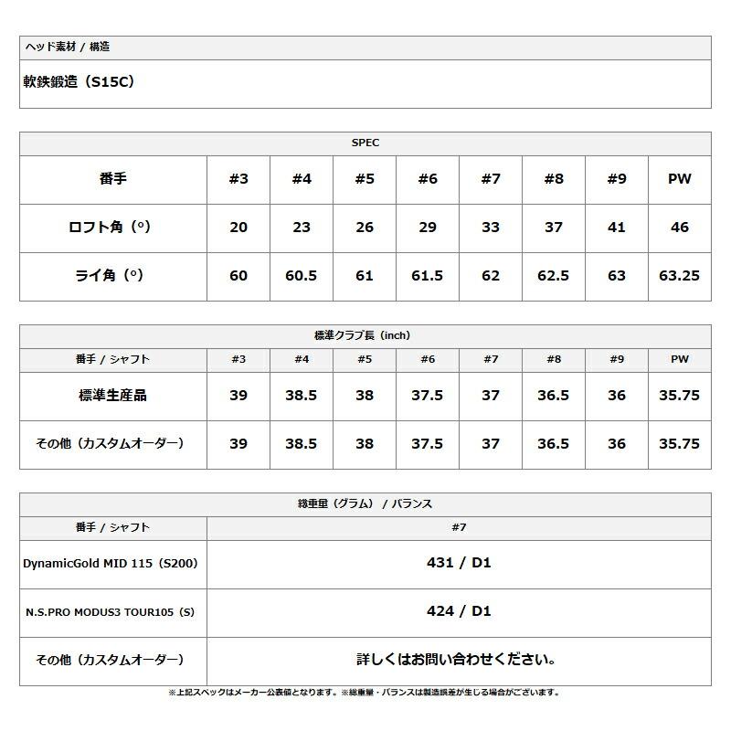 【受注生産】【正規品】 右打用 キャロウェイ X フォージド アイアンセット 5本組 ダイナミックゴールド ミッド ツアーイシュー カスタムオーダー (2026)_1