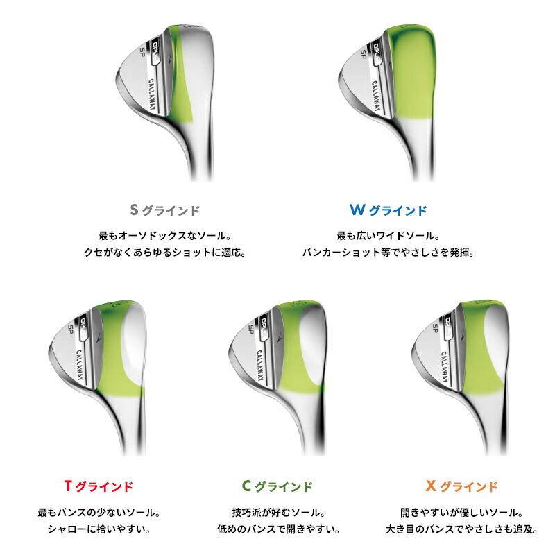 【即納】【セット】キャロウェイ オーパス SP ウェッジ 2本組 クロムメッキ ダイナミックゴールド スチールシャフト OPUS SP DynamicGold DGの画像