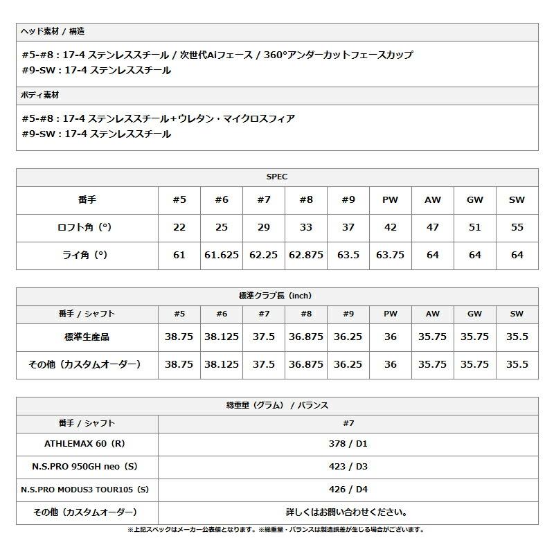 【正規品】【受注生産】右打用 キャロウェイ クアンタム マックス アイアンセット 5本組 ダイナミックゴールド ミッド 115 カスタムオーダー (2026)_1