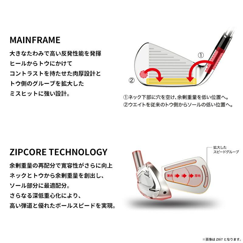 カスタム ダンロップ スリクソン ZXi4 単品アイアン フジクラ