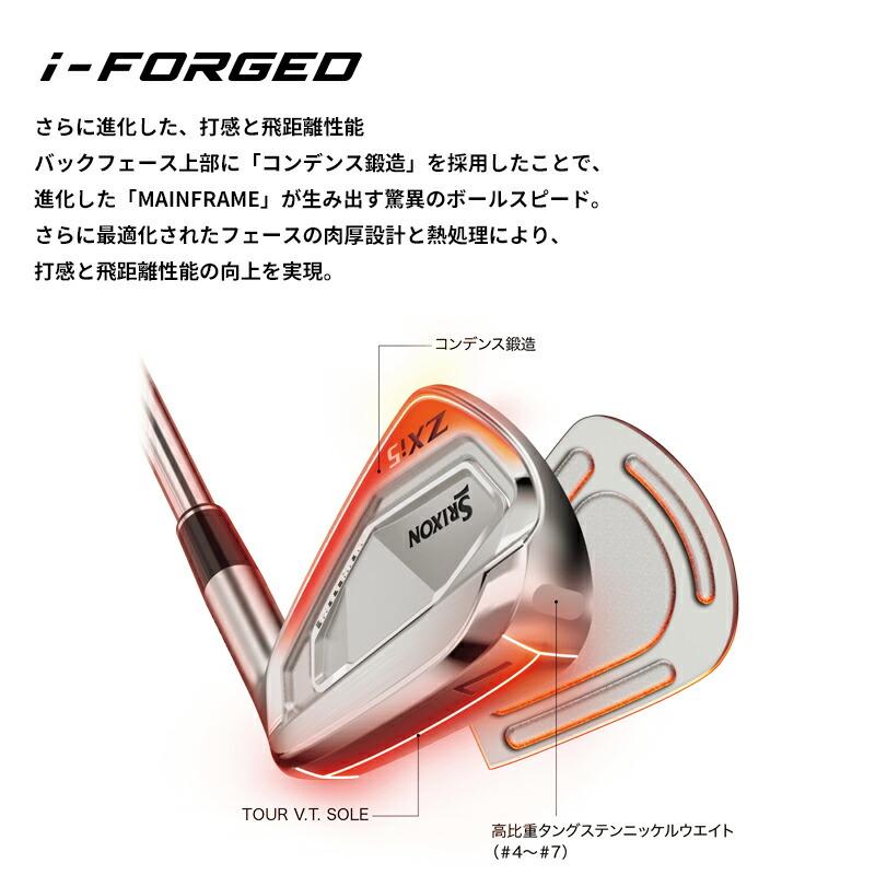 ZXi 【即納】 左用 ダンロップ スリクソン ZXi5 アイアンセット 6本組