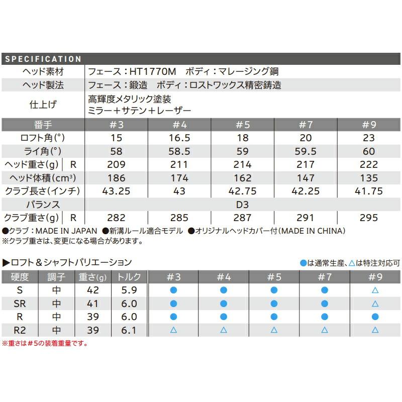 【即納】【正規品】【クリアランス】右打用 ダンロップ ゼクシオ 13 レッド フェアウェイウッド MP1300 通常生産品 XXIO13 (2023)の画像