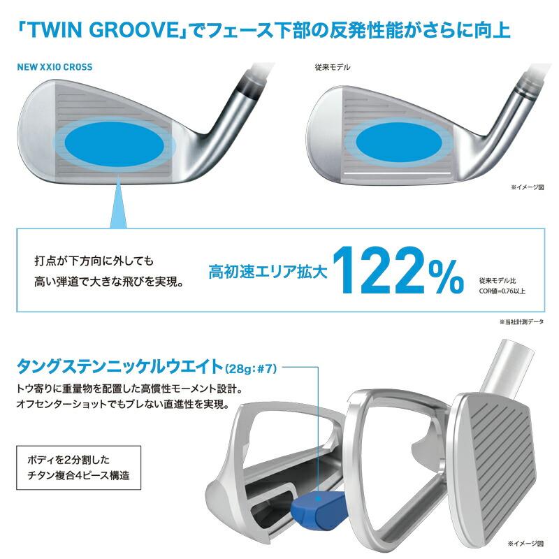 ゼクシオクロス2021 7〜P・A 5本セット ゼクシオクロス2021 7〜P・A 5本セット
