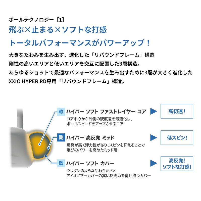 DUNLOP（ダンロップ） 【即納】 ゼクシオ ハイパー RD ゴルフボール