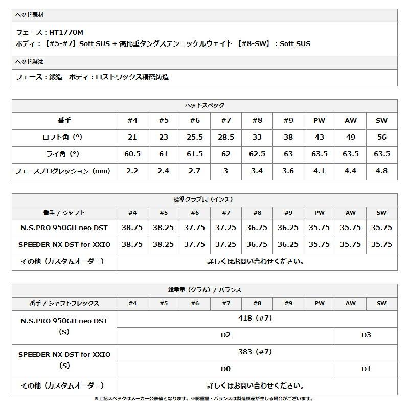 カスタム 右打用 ダンロップ ゼクシオ14 プラス 単品アイアン スチールファイバー i cw カーボンシャフト XXIO14+ SteelFiber i cw (2026)_1