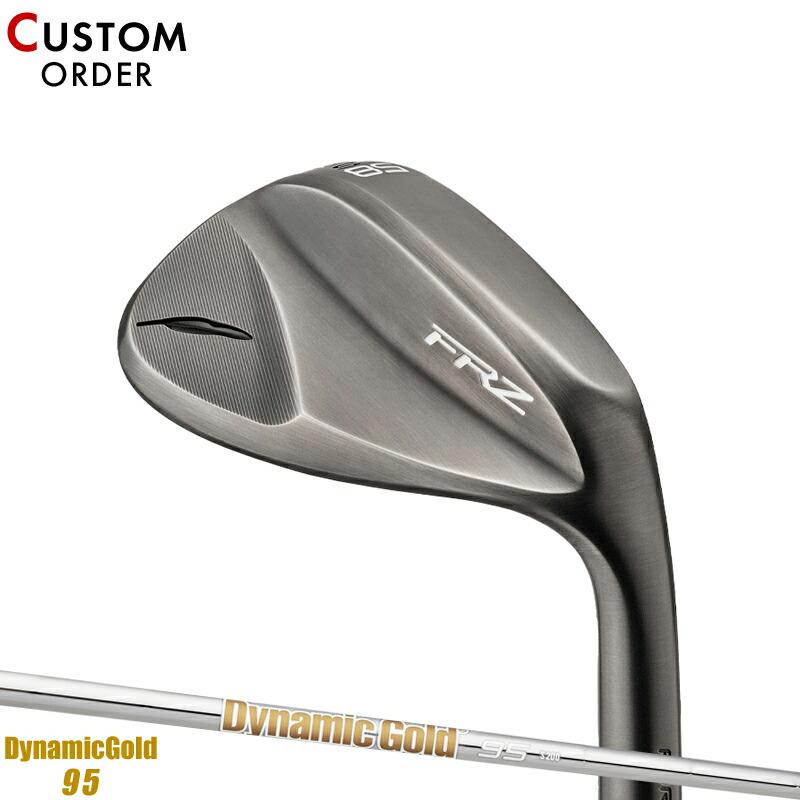 カスタム フォーティーン FRZ ウェッジ スモーキーサテン ダイナミックゴールド 95 スチールシャフト FRZ ブラック DG95 (2024) | FOURTEEN