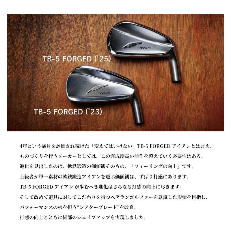 TB カスタム フォーティーン TB-5 フォージド アイアンセット 5本組