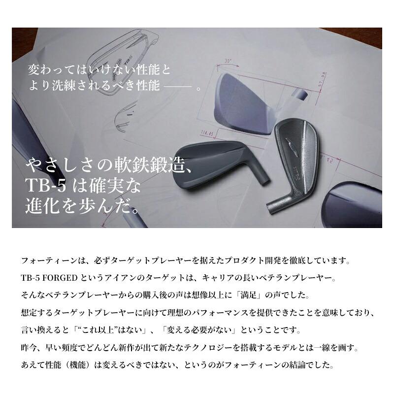 TB カスタム フォーティーン TB-5 フォージド アイアンセット 5本組 NS