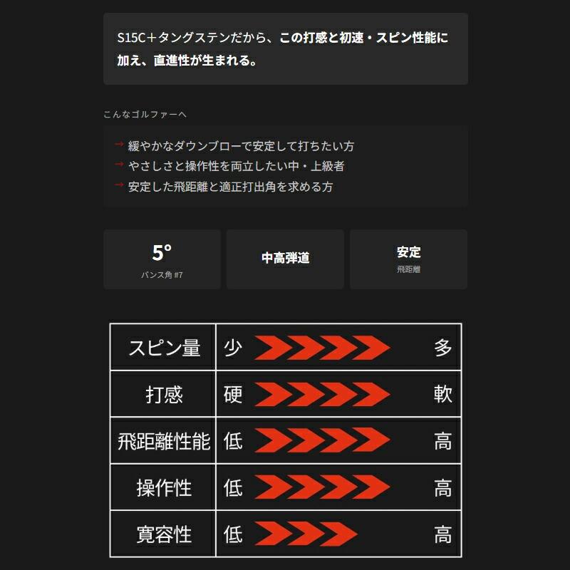 【受注生産】【正規品】 右打用 本間ゴルフ ツアーワールド Vx アイアンセット 5本組 NSプロ ゼロス7 カスタムオーダー ホンマ (2026)_12