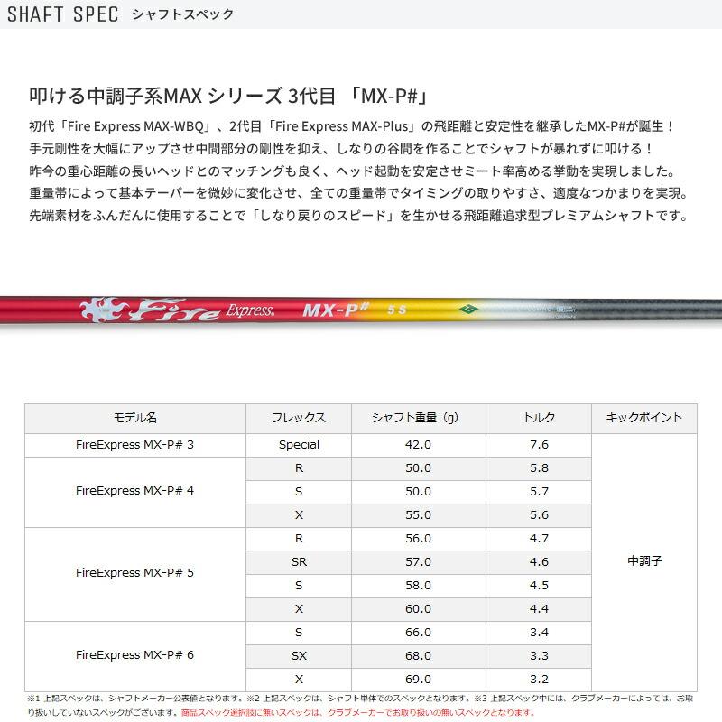 GS カスタム 本間ゴルフ ドライバー用スリーブ付きシャフト Fire