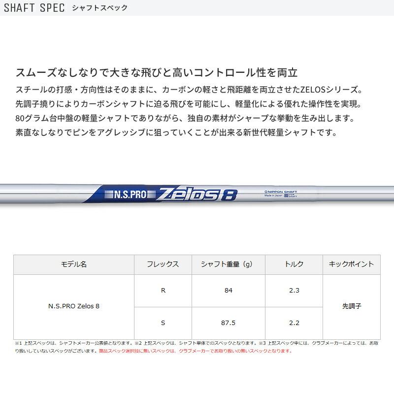 カスタム マジェスティ ロイヤル アイアンセット 5本組 NSプロ ゼロス8 スチールシャフト MAJESTY Royale N.S.PRO Zelos8 (2025)_2