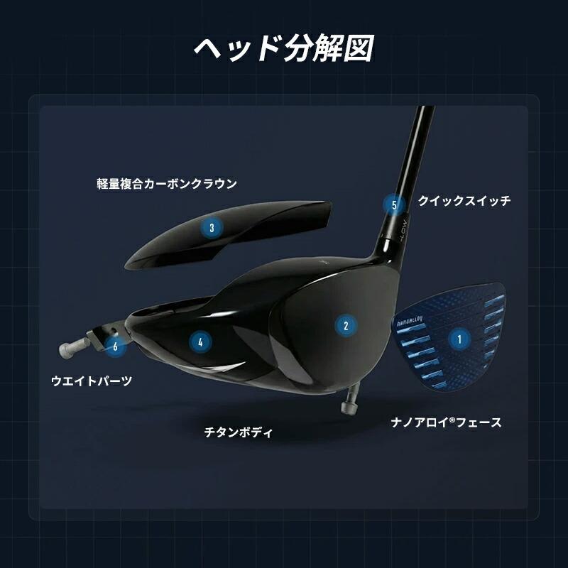 JPX 【即納】【正規品】【クーポン対象】右打用 ミズノ ONE ドライバー