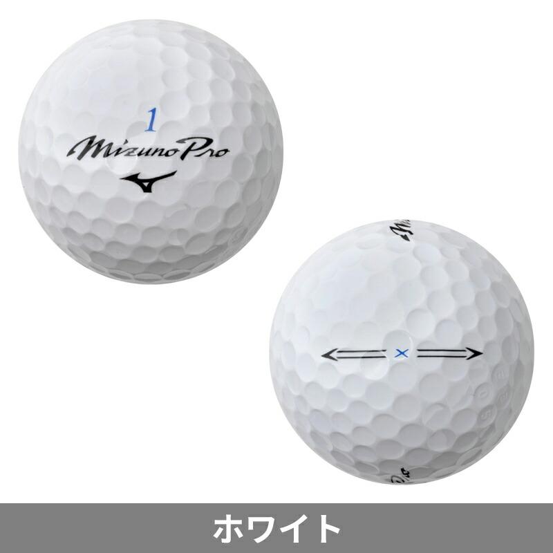 新品 2ダース (24個)ミズノプロ Sゴルフボール(12個 入x 2)ホワイト