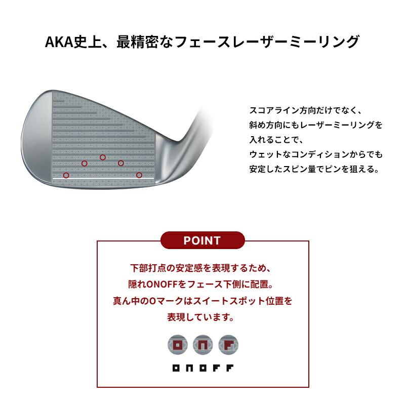 【受注生産】【正規品】 右打用 オノフ アカ 単品アイアン ラボスペック シナリ i カスタムオーダー ONOFF 赤 (2026)の画像