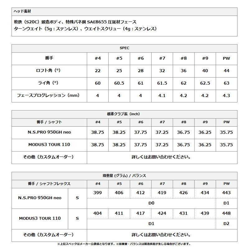 【受注生産】【正規品】 右打用 オノフ フォージド 黒 単品アイアン グラファイトデザイン ラウネ アイアン i60/i75/i90 カスタムオーダーの画像