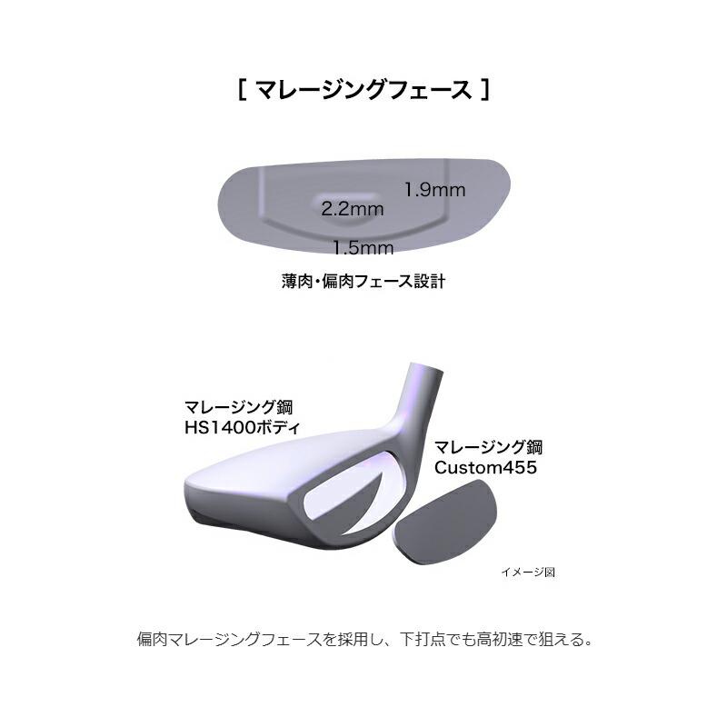 カスタム プロギア RS スピード ユーティリティ NSプロ モーダス3 ハイブリッド ゴースト カーボンシャフト PRGR RS SPEED N.S.PRO MODUS3 HYBRID GOSTの画像