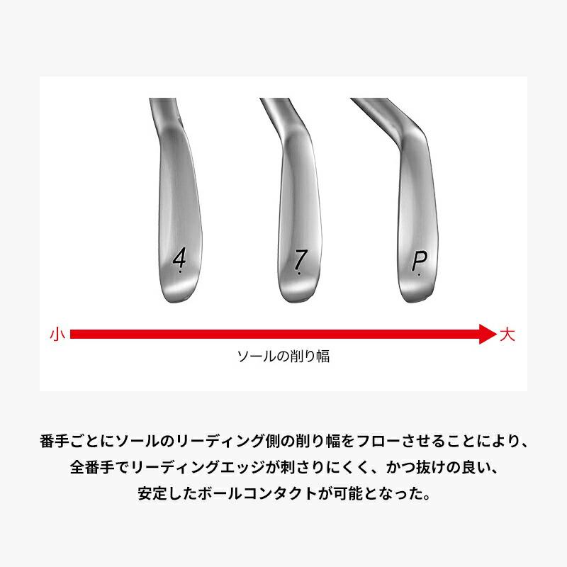 PRGR（プロギア） 【受注生産】【正規品】 右打用 01 アイアンセット 5