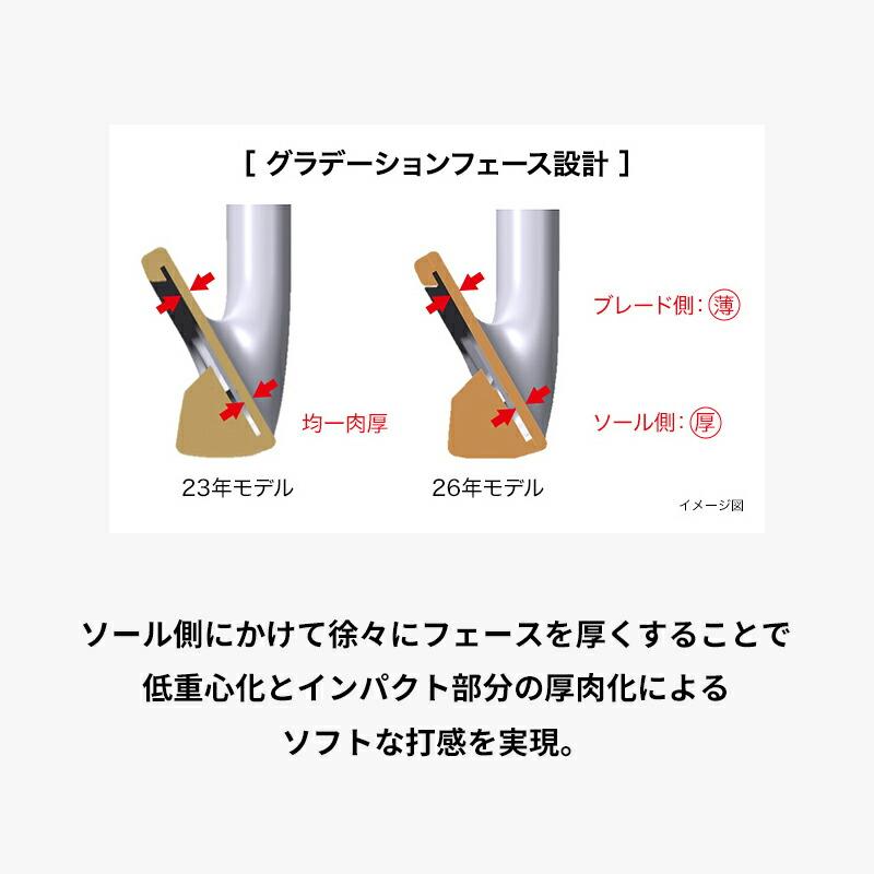 【受注生産】【正規品】 右打用 プロギア 02 アイアンセット 5本組 グラファイトデザイン ラウネ i60/i75/i90 カスタムオーダー PRGR ゼロニ RAUNE (2026)_13
