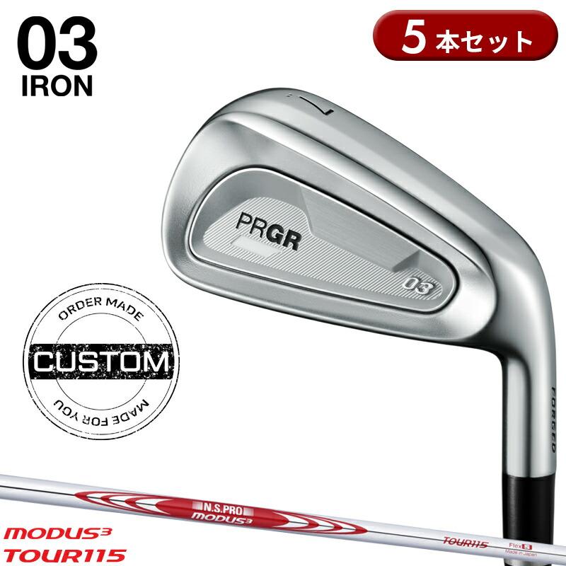 PRGR（プロギア） 【受注生産】【正規品】 右打用 03 アイアンセット 5 