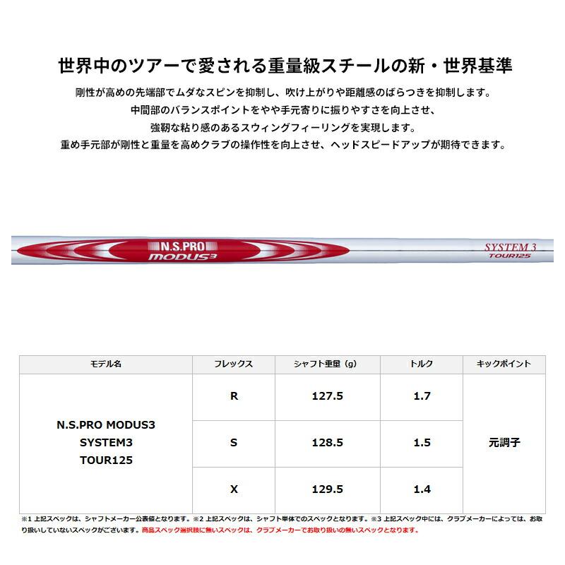 MILLED GRIND - カスタム 仕立て屋御手伝いさん MG5 ミルドグラインド ウェッジ NS労働者階級 モーダス3取り合わせ3周遊旅行125 スチール写真矢がら 右打用 MODUS3 TOUR125 (2025)
