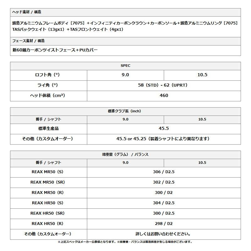 Qi4D - 【受注生み出すこと】【定まり品】 左打用 仕立て屋御手伝いさん マックス １番ウッド 日本矢がら レジオフォーミュラ MB+ カスタム購入注文 二眼レフ御茶 (2026)