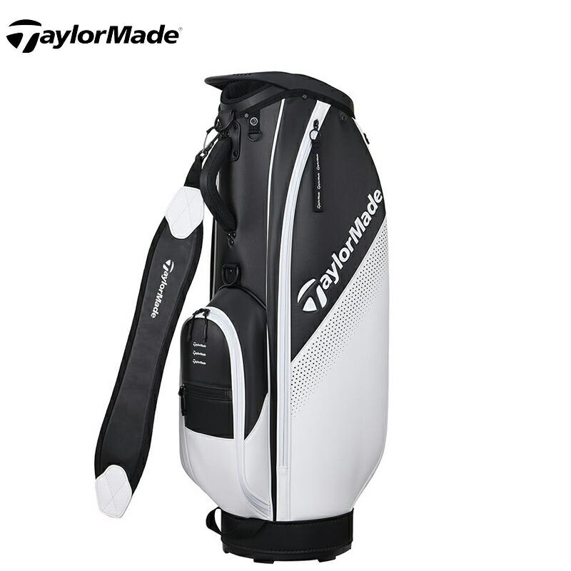 ゴルフ TaylorMade キャディバッグ ブラック/ホワイト